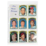 Texas Rangers Player Sports Card Lot