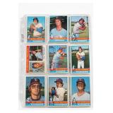 Texas Rangers Baseball Card Lot