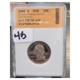 2000-S Massachusetts State Quarter, PR69 DCAM