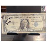 1957-B United States $1 Silver Certificate Star