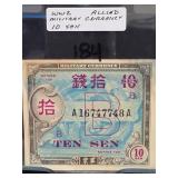 1930 Japan 10 Yen Banknote