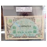 1942 Japan 5 Yen Banknote, Pick 43a