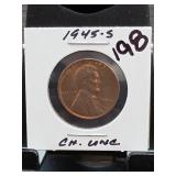 1948-S Lincoln Wheat Cent, Choice UNC