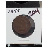1949 Lincoln Wheat Cent, CH. UNC.