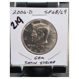 1890 Morgan Dollar, About UNC, Silver