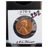 1947-S Lincoln Wheat Cent, GEM. UNC.