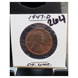 1949-D Lincoln Wheat Cent, UNC