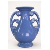 Niloak Blue Twin-Handle Vase