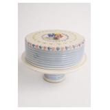 Antique Staffordshire Blue Transferware Platter