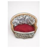 Brilliant Cut Glass Three-Footed Bowl