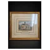 Rembrandt Abraham And Isaac Framed Etching