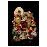 Vintage Christmas Ornament Lot With Boxes