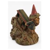 Signed Tom Clark Fats Gnome With Dominoes