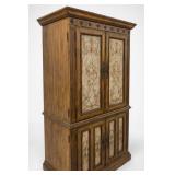 Noir Quadrant Geometric Cabinet With Drawers