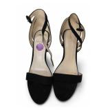 Nine West Black Strappy Heels, Size 6 1/2