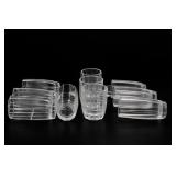 Clear Glass Drinkware & Serving Set