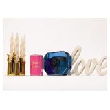 Juicy Couture Decor, Acrylic Jewel & Candleholder