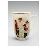 Norman Rockwell The First Day of School Mug 1986