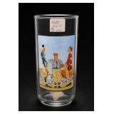 Norman Rockwell The Toss 1995 Collector Glass