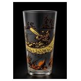 Davy Crockett Indian Fighter Glass Tumbler