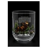 Sunoco North American Moose Lowball Glass