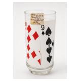 Playing Card Suits Tumbler Glass