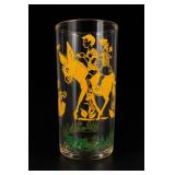 Davy Crockett Donkey Drinking Glass
