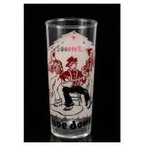 Squared Square Dance Hoe Down Glass Tumbler