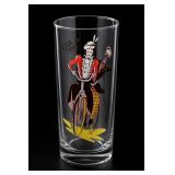 Anchor Hocking Gay Nineties Bicycle For Two Glass