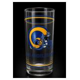 Mobil Los Angeles Rams Drinking Glass
