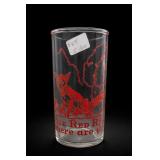 Vintage Little Red Riding Hood Glass Tumbler