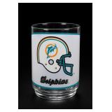 Miami Dolphins NFL Drinking Glass