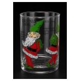 Cera Christmas Gnome Old Fashioned Glass