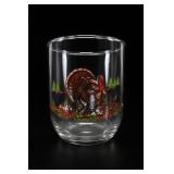 1992 Sunoco North American Wildlife Turkey Glass