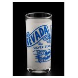 Hazel Atlas Nevada Souvenir Frosted Glass
