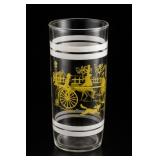 Hazel Atlas Americana Horse & Buggy Tumbler