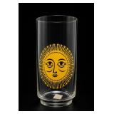 Sun Face Highball Glass