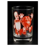 1976 C.M. Paula Old Bowlers Drinking Glass