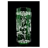 Anchor Hocking Colonial Lady Green Glass Tumbler