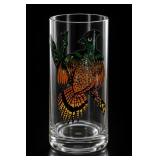 Federal Glass Game Birds Pattern Tumbler