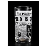 The Pittsburgh Press 1955 Polio Is Conquered Glass