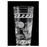 Hazel Atlas Nautical Ship Drinking Glass