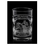 Secretariat 1973 Triple Crown Anniversary Glass