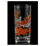 Ann Page Wood Thrush Songbird Glass Tumbler