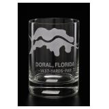 Doral, Florida Etched Glass Tumbler
