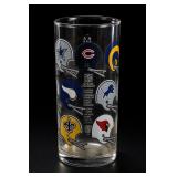 Vintage NFL National Conference Drinking Glass