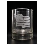 Stars And Stripes Whiskey Glass