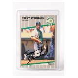 1990 Fleer Terry Steinbach Signed Card