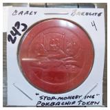 Red Poker Chip Token, Stop Monkeying