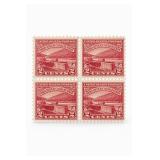 1929 U.S. #681 Ohio River Carmine Rose, Set 4